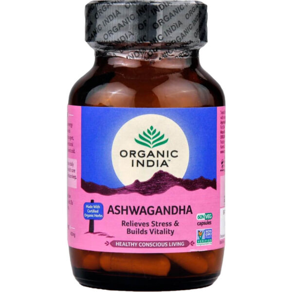 Ashwagandha capsules Organic India